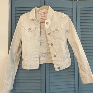 Women’s White Denim Jacket